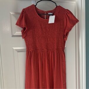 Polagram Terracotta Maxi Dress - NEW with tags